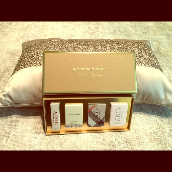 burberry womens mini set 4 piece